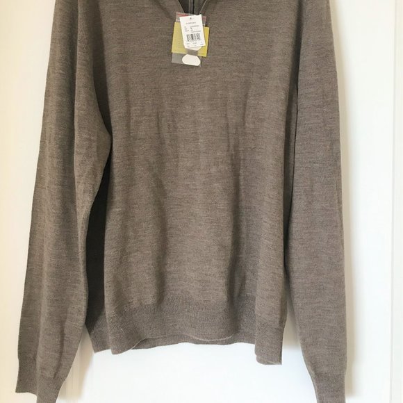 NWT Men’s ¼ zip Heathered Sweater - Picture 10 of 10